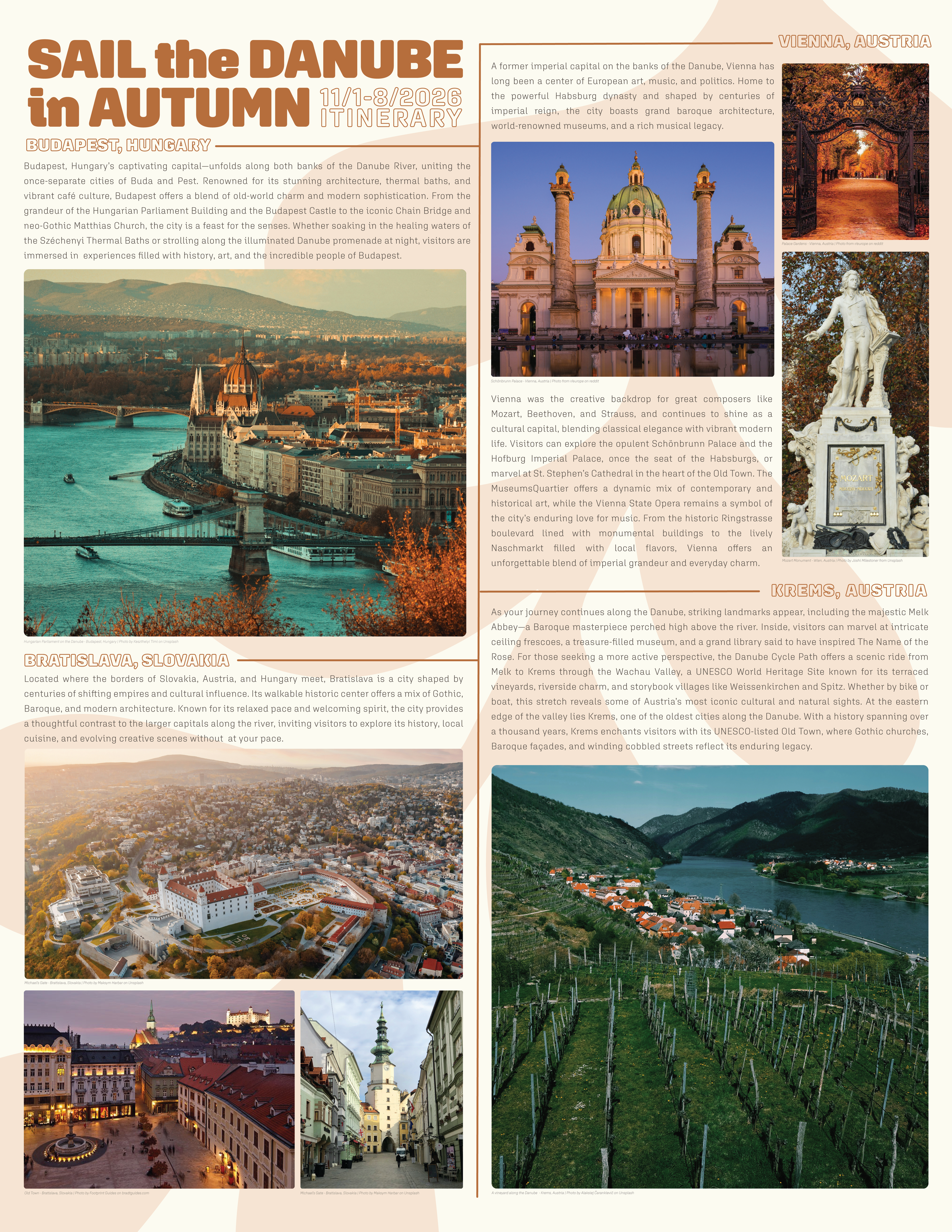 Itinerary Front Side
